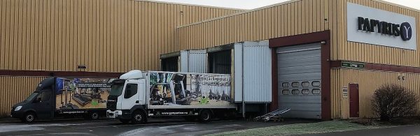 Papyrus lager hyrs av Gympartner Sweden